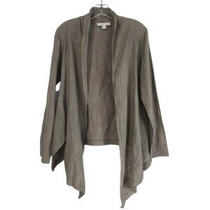 Sao Paulo Cardigan Womens Size 10 Floral Open Front Long Sleeve Embroidered